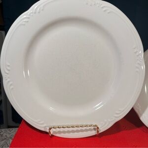 Elegant White Dinner Plate